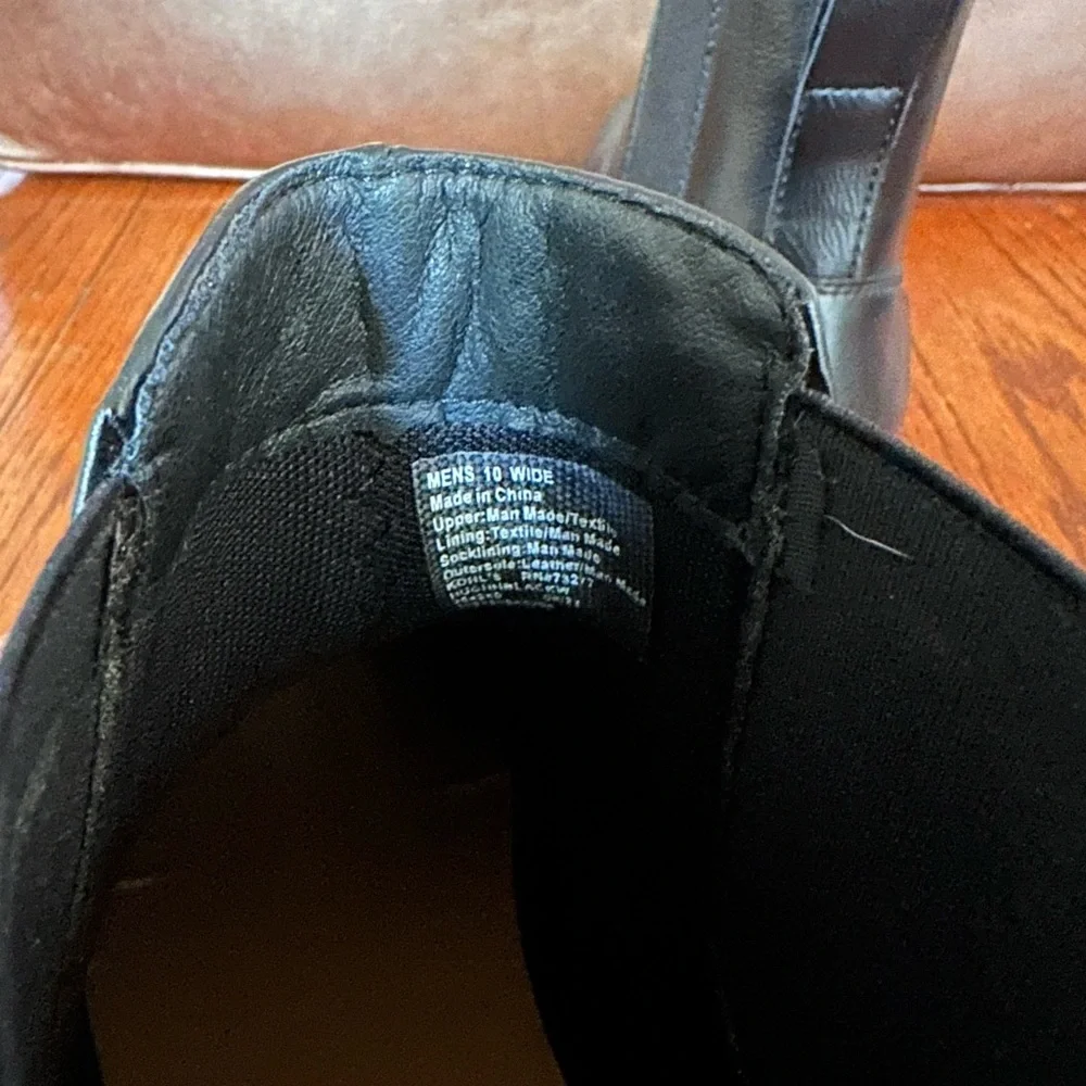 Sonoma Black Leather Chelsea Boots